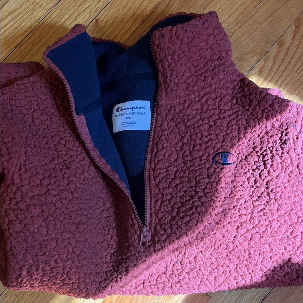 Champion Women’s Maroon Sherpa Jacket
